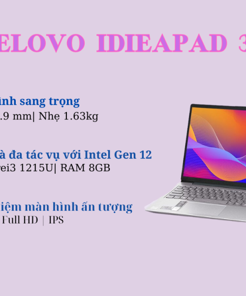 Laptop Lenovo Ideapad 3 15IAU7 i3 1215U/8GB/256GB/Win11